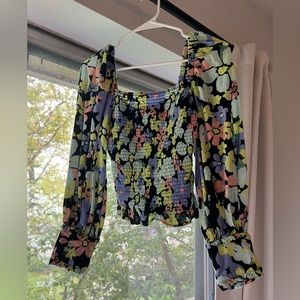 Free People Floral Top